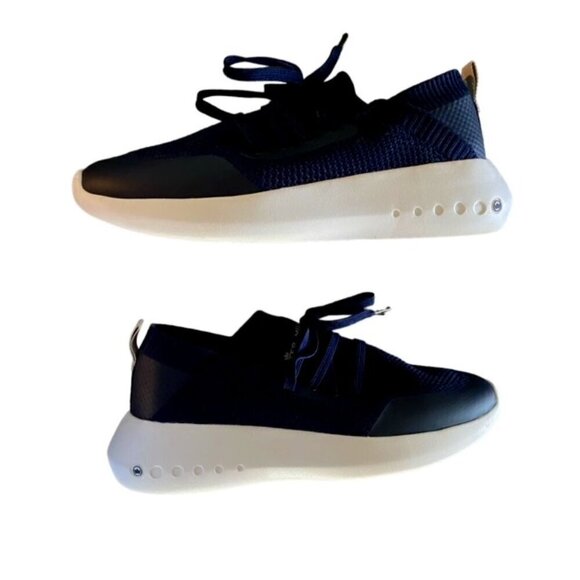 Peter Millar Hyperlight Glide Navy Sneaker 7.5 - Picture 1 of 7